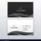 Modern Professional Dark Business Card Design With Modern Business Card Design Templates