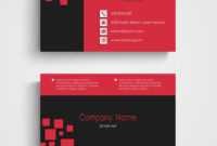 Modern Sample Business Card Template throughout Template For Calling Card