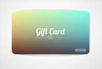 Modern Simple Gift Card Template inside Gift Card Template Illustrator