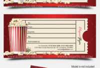 Movie Gift Certificate Psd Printable intended for Movie Gift Certificate Template