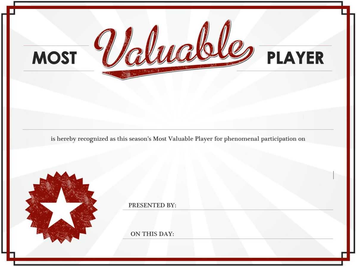 Mvp Certificate Blank Template – Imgflip Inside Player Of The Day Certificate Template