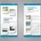 Narrow Flyer And Leaflet Design. Set Of Two Side Brochure Templates Inside Mac Brochure Templates