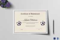 National Youth Football Certificate Template within Football Certificate Template