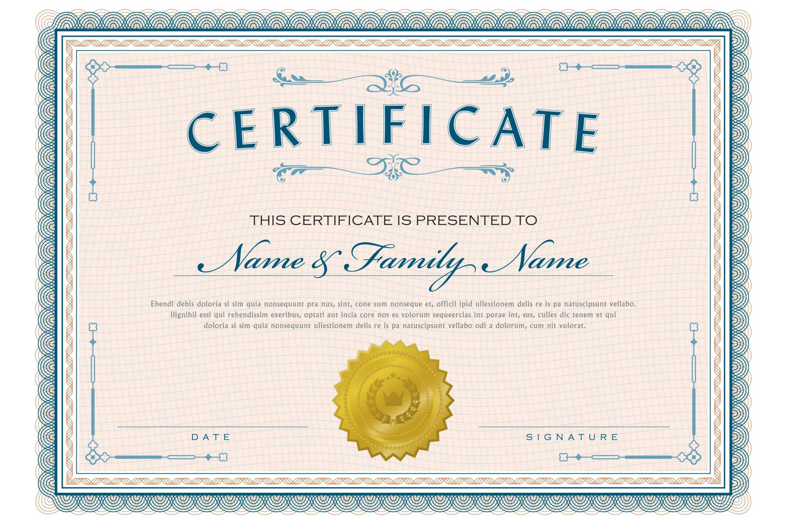 Necessary Parts Of An Award Certificate With Spelling Bee Award Certificate Template