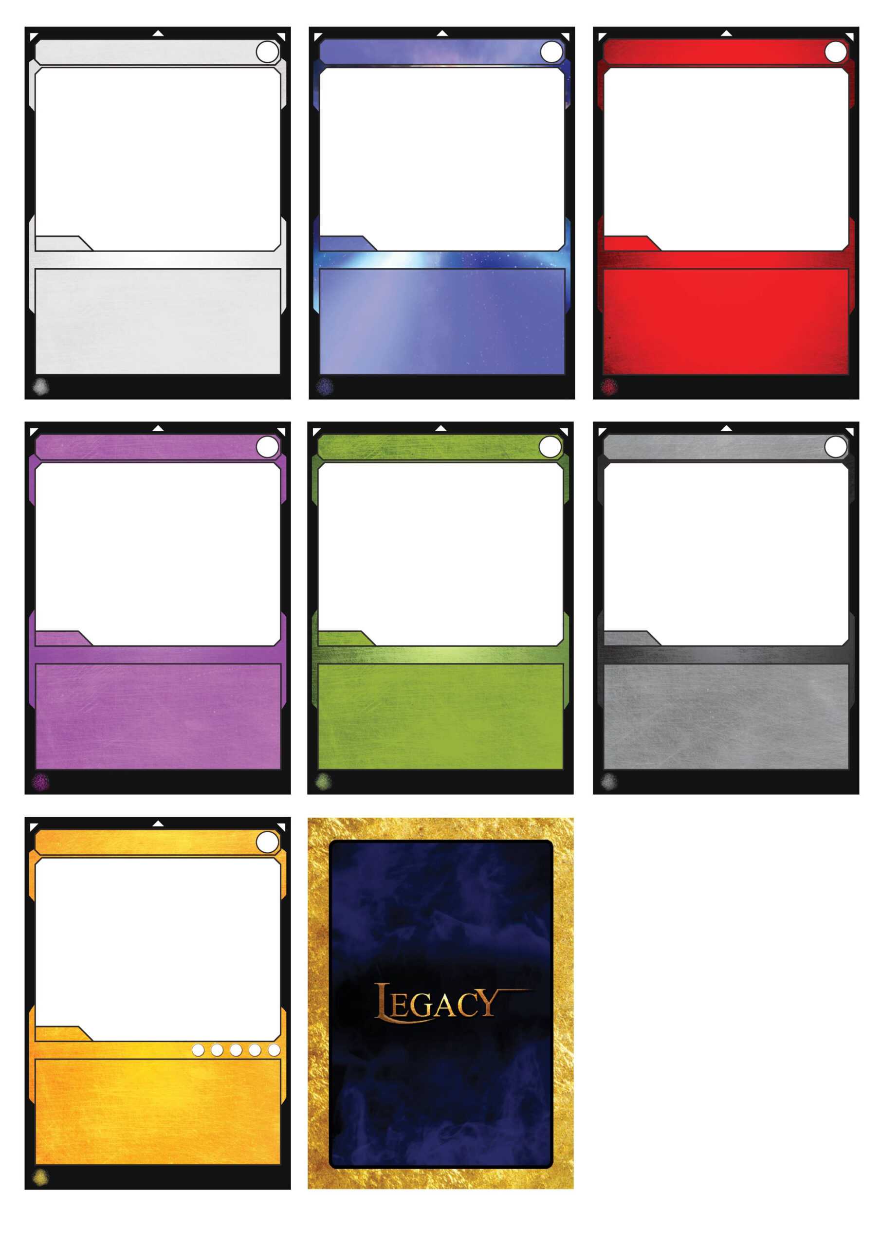 Need A Template For A Game Being Released Soon | Magic Set With Regard To Template For Game Cards