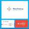 Networking Logo Design With Tagline & Front And Back Within Networking Card Template
