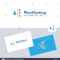 Networking Vector Logotype With Business Card Template Inside Networking Card Template