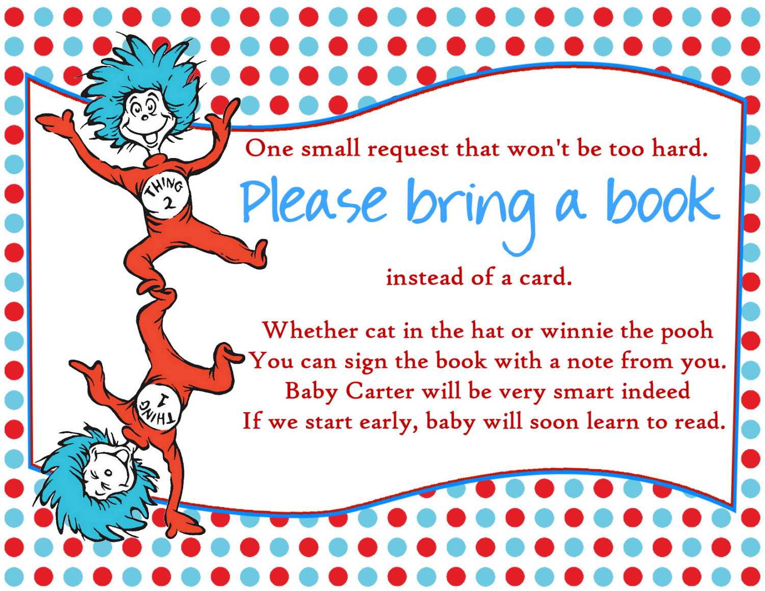 New Dr Suess Baby Shower Download Free Printable Seuss With Dr Seuss Birthday Card Template