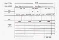 Organisation: Match Cards | Refereeing The Beautiful Game throughout Soccer Report Card Template