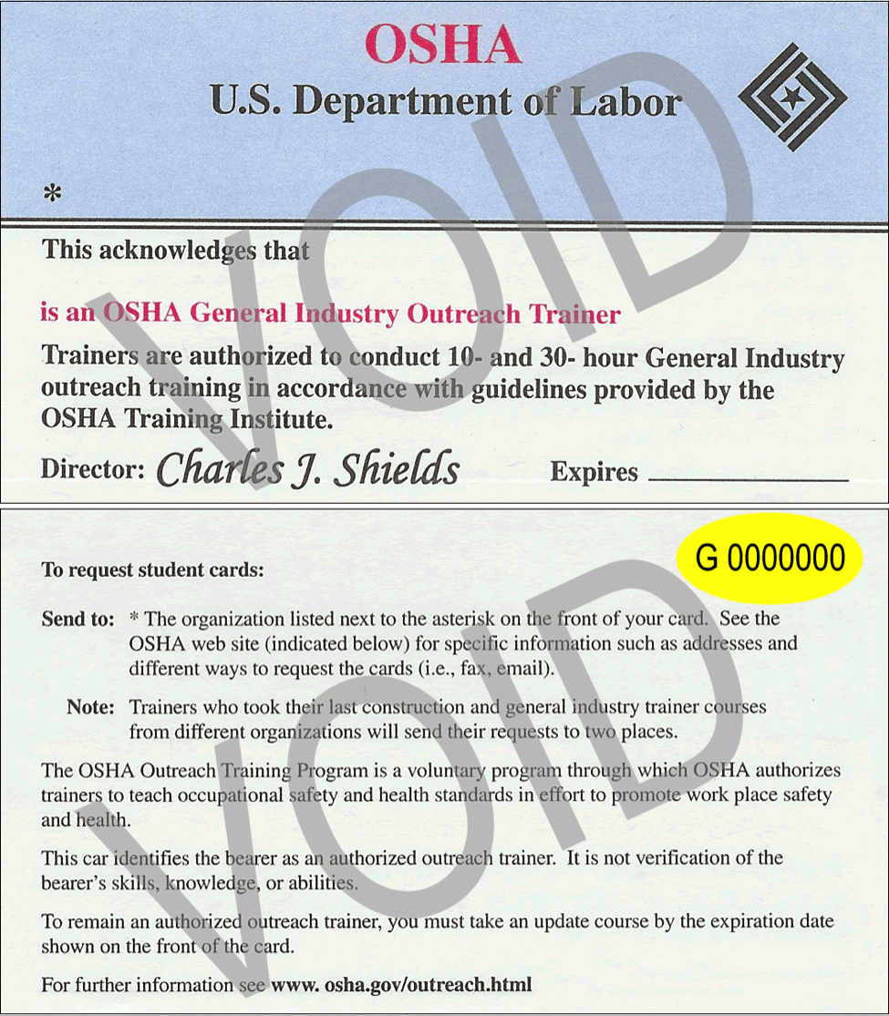 Osha Card [Program Requirements + Benefits] | Creative Pertaining To Osha 10 Card Template