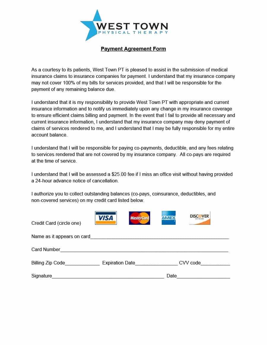 Payment Agreement – 40 Templates & Contracts ᐅ Template Lab With Regard To Corporate Credit Card Agreement Template