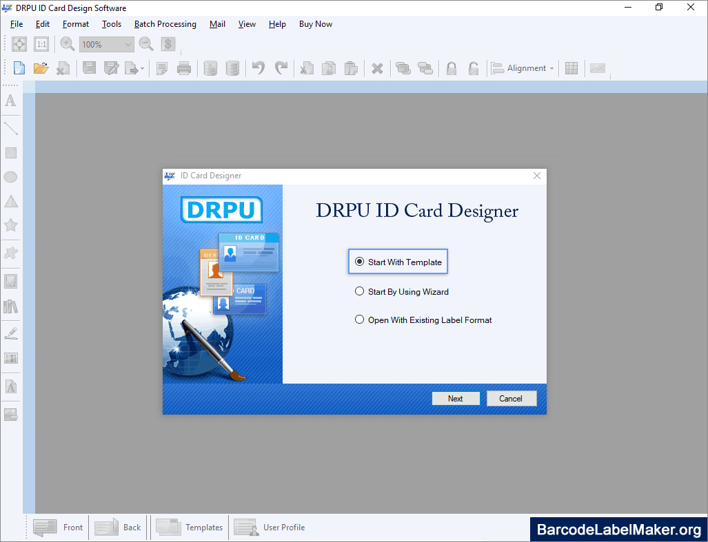 Photo Id Card Maker Free Software Demo Download Create For Faculty Id Card Template