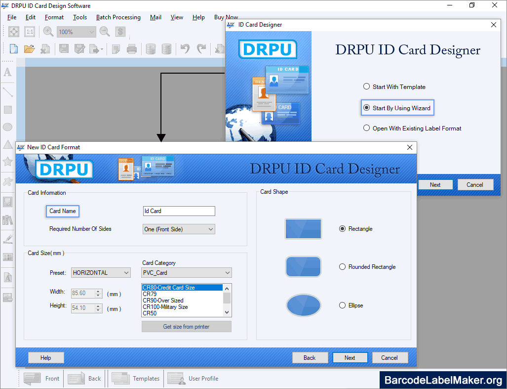 Photo Id Card Maker Free Software Demo Download Create Within Faculty Id Card Template