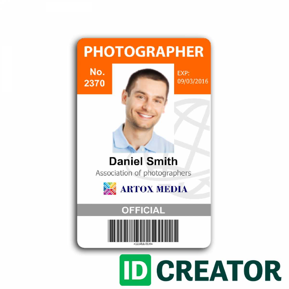 Photographer Id Card | Call 1(855)Make Ids With Questions With Regard To Photographer Id Card Template