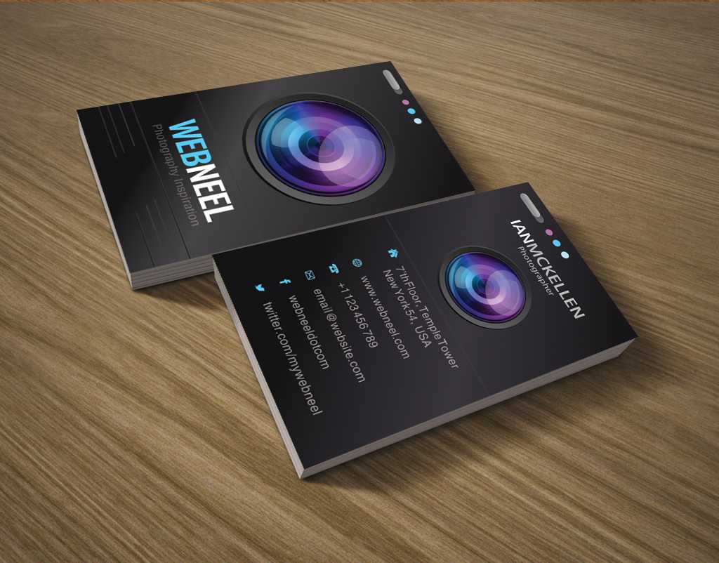 Photography Business Card Design Template 35 - Freedownload In Photography Business Card Templates Free Download
