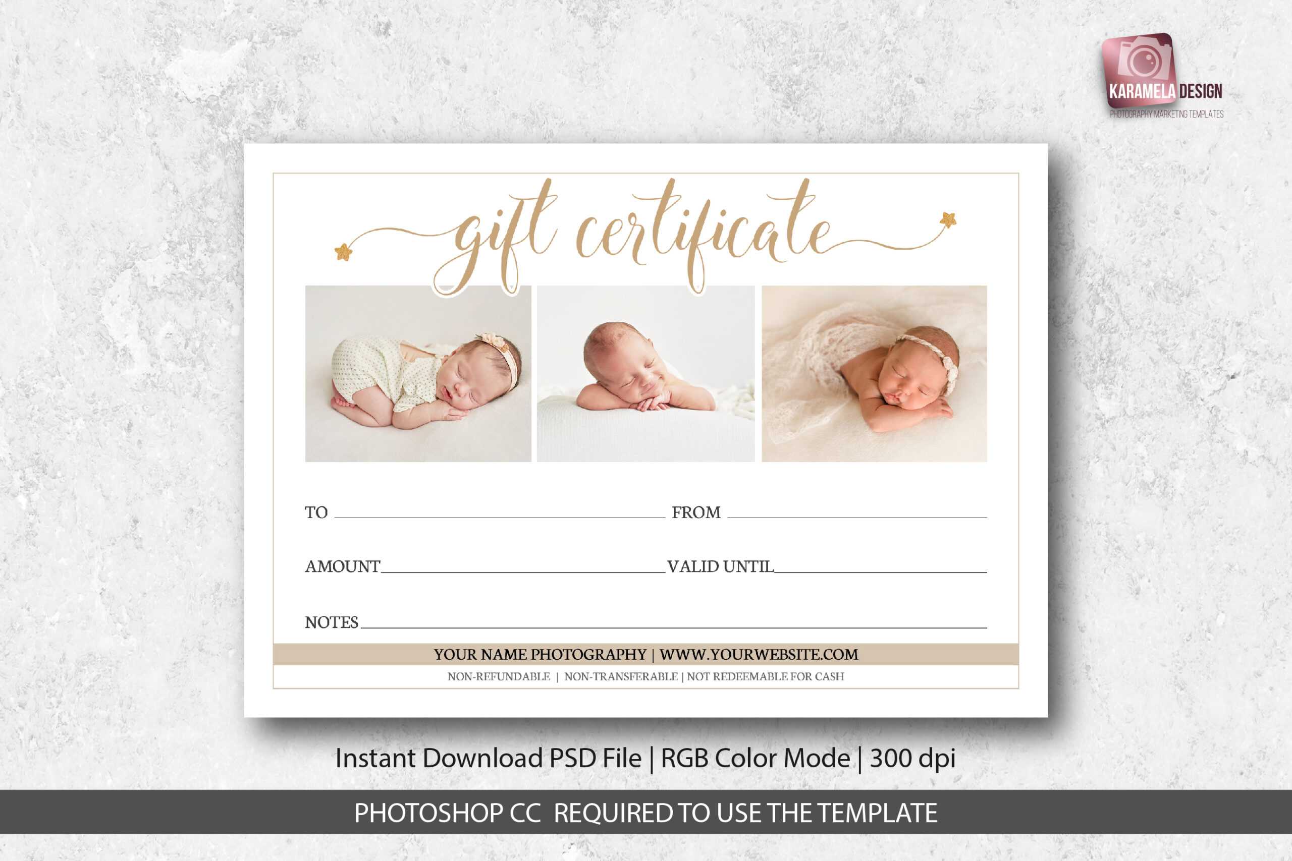 Photography Studio Gift Certificate Template Within Gift Certificate Template Publisher
