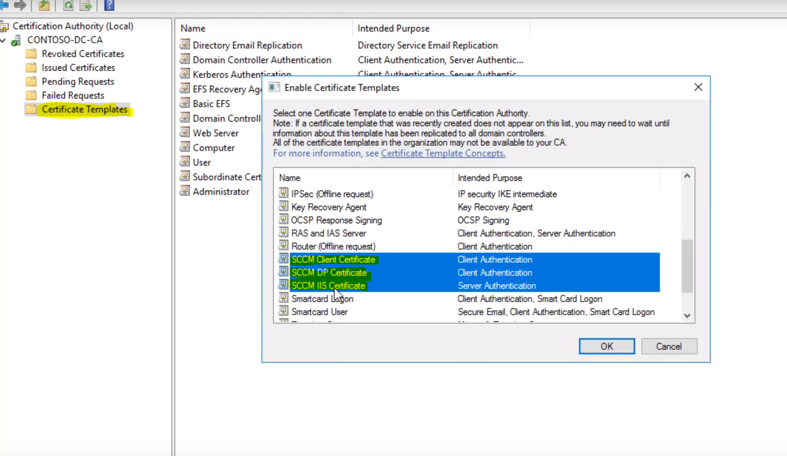 Pki Certificate Requirement For Sccm – Hashmat It Nerd Within Workstation Authentication Certificate Template