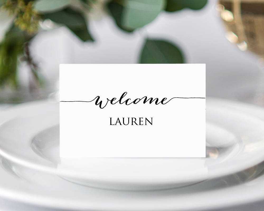 Place Card Designs – Tezat.refinedtraveler.co With Amscan Templates Place Cards