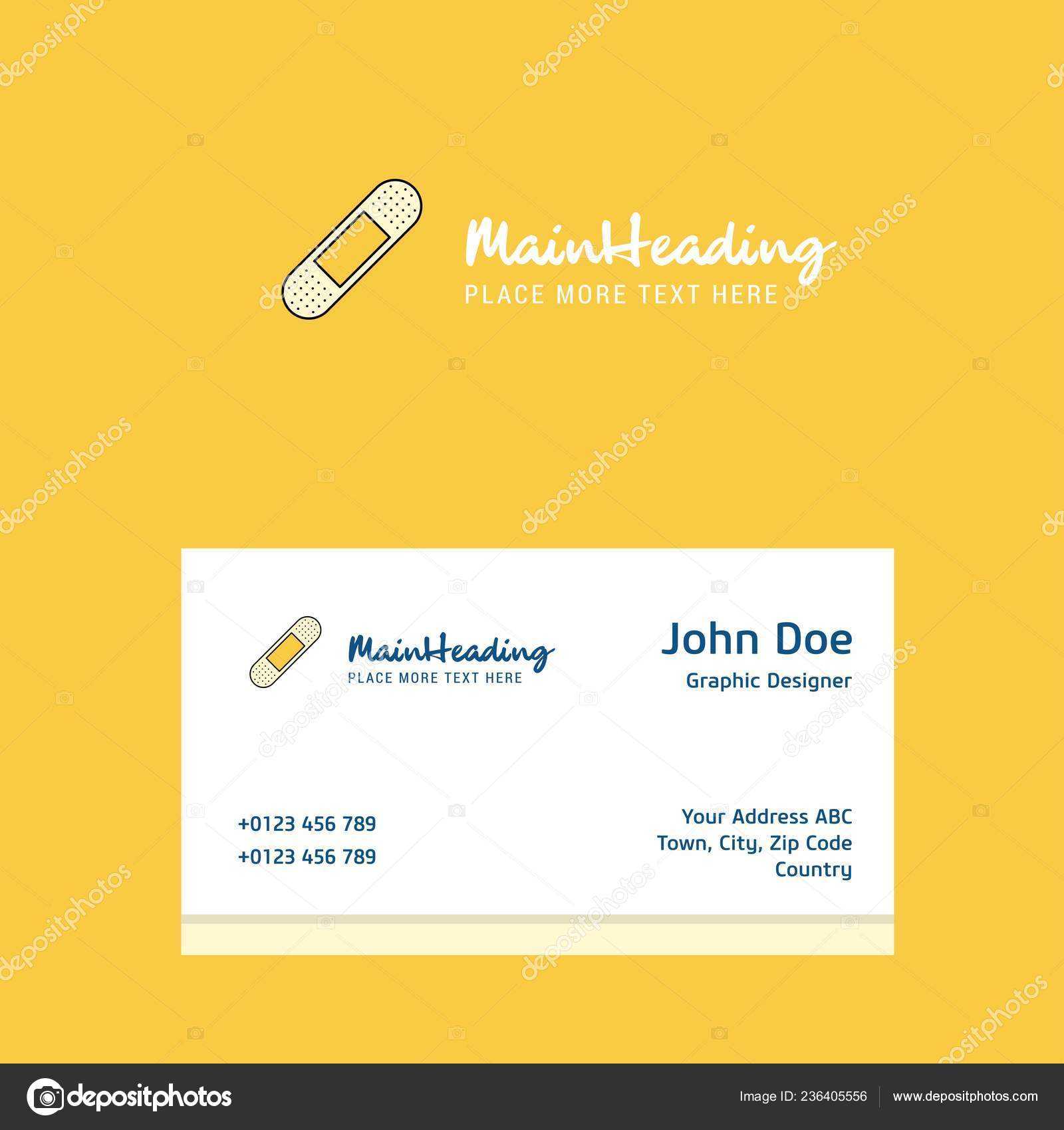 Plaster Logo Design Business Card Template Elegant Corporate Within Plastering Business Cards Templates