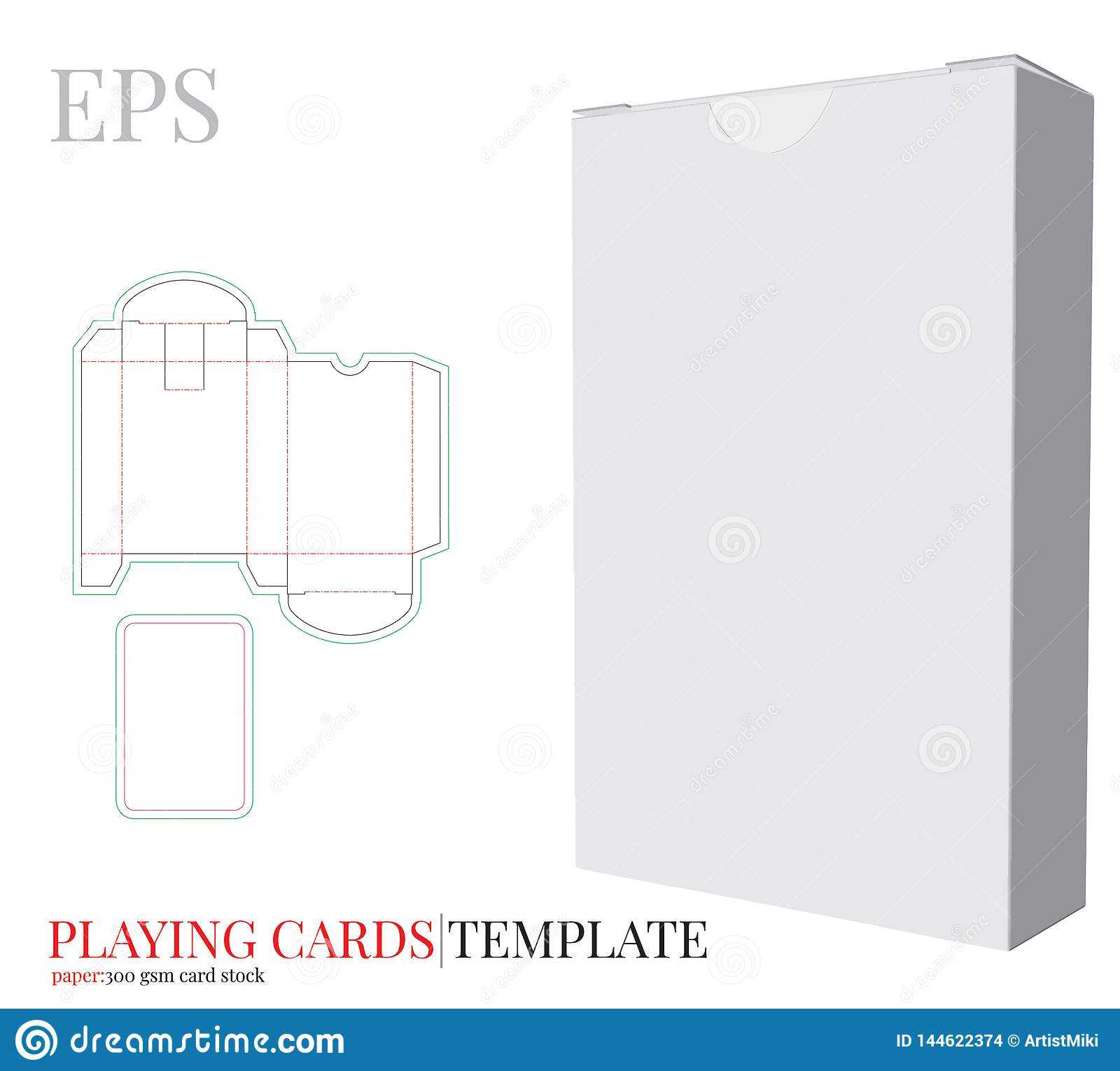 Playing Cards Template And Playing Cards Box Template Vector Throughout Blank Playing Card Template