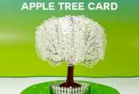 Pop-Up Paper Apple Tree Card (3D Sliceform) - Jennifer Maker within Pop Up Tree Card Template