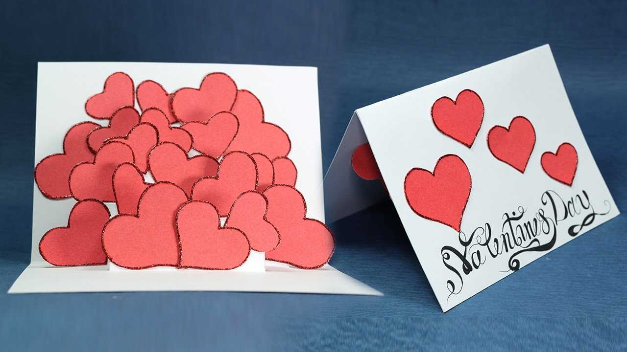 Pop Up Valentine Card – Hearts Pop Up Card Stepstep Regarding Pop Out Heart Card Template
