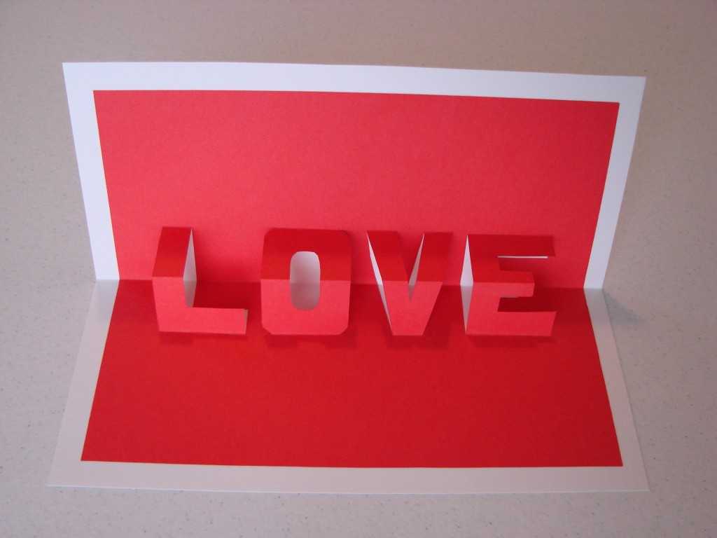 Pop Up Word Card | Craft Crossing Intended For I Love You Pop Up Card Template