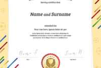 Portrait Certificate Template In Football Sport within Athletic Certificate Template