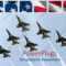 Powerpoint Template: Six Air Force Thunderbirds In Delta In Air Force Powerpoint Template
