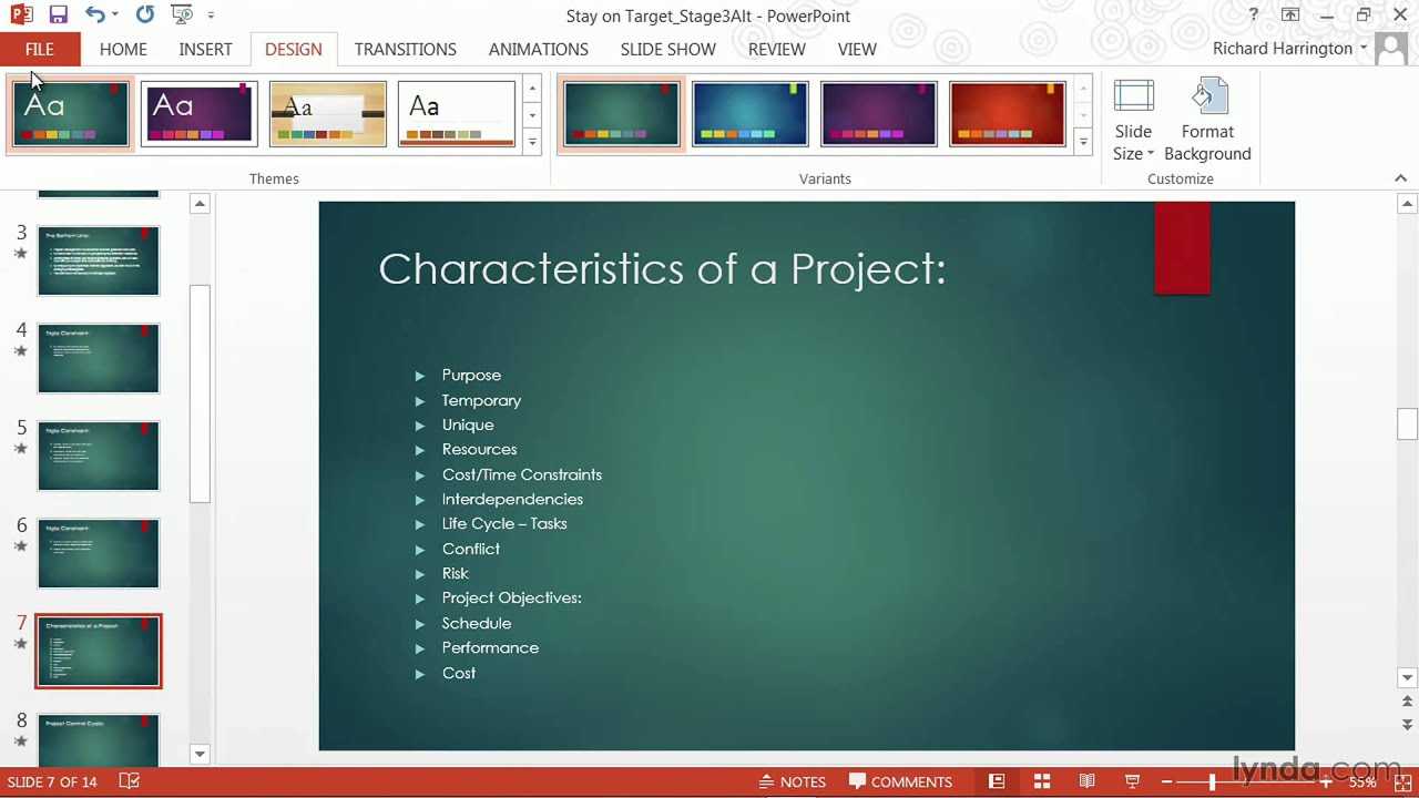 Powerpoint Tutorial: How To Change Templates And Themes | Lynda For Powerpoint Replace Template