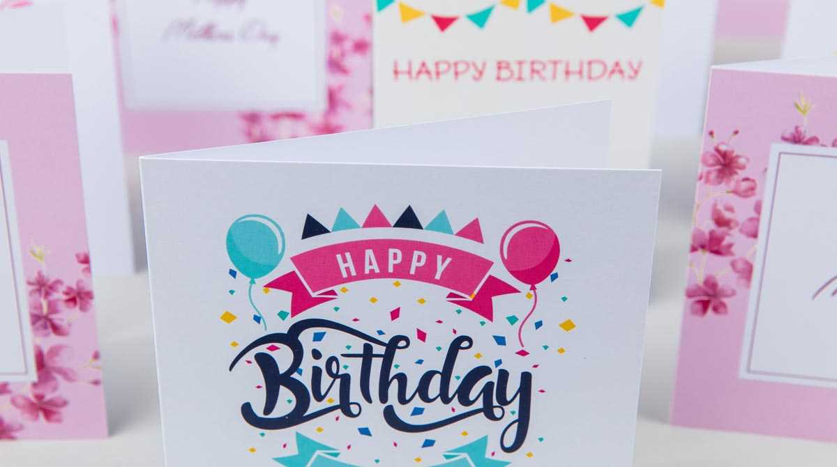 Print Greeting Cards | Custom Greeting Cards | Digital Inside Indesign Birthday Card Template