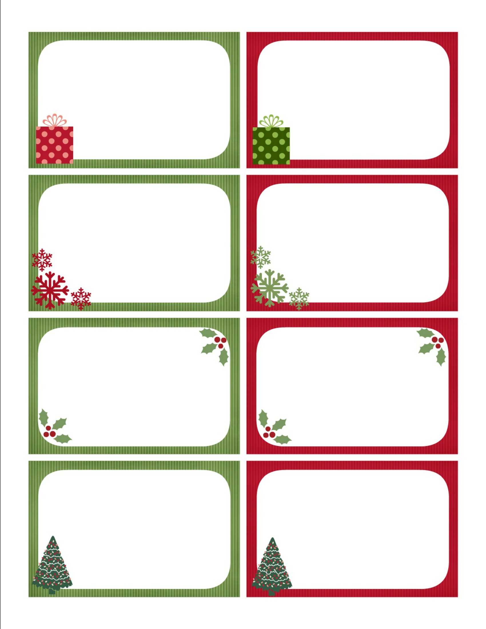 Printable Christmas Greeting Cards – Christmas Printables Regarding Christmas Note Card Templates