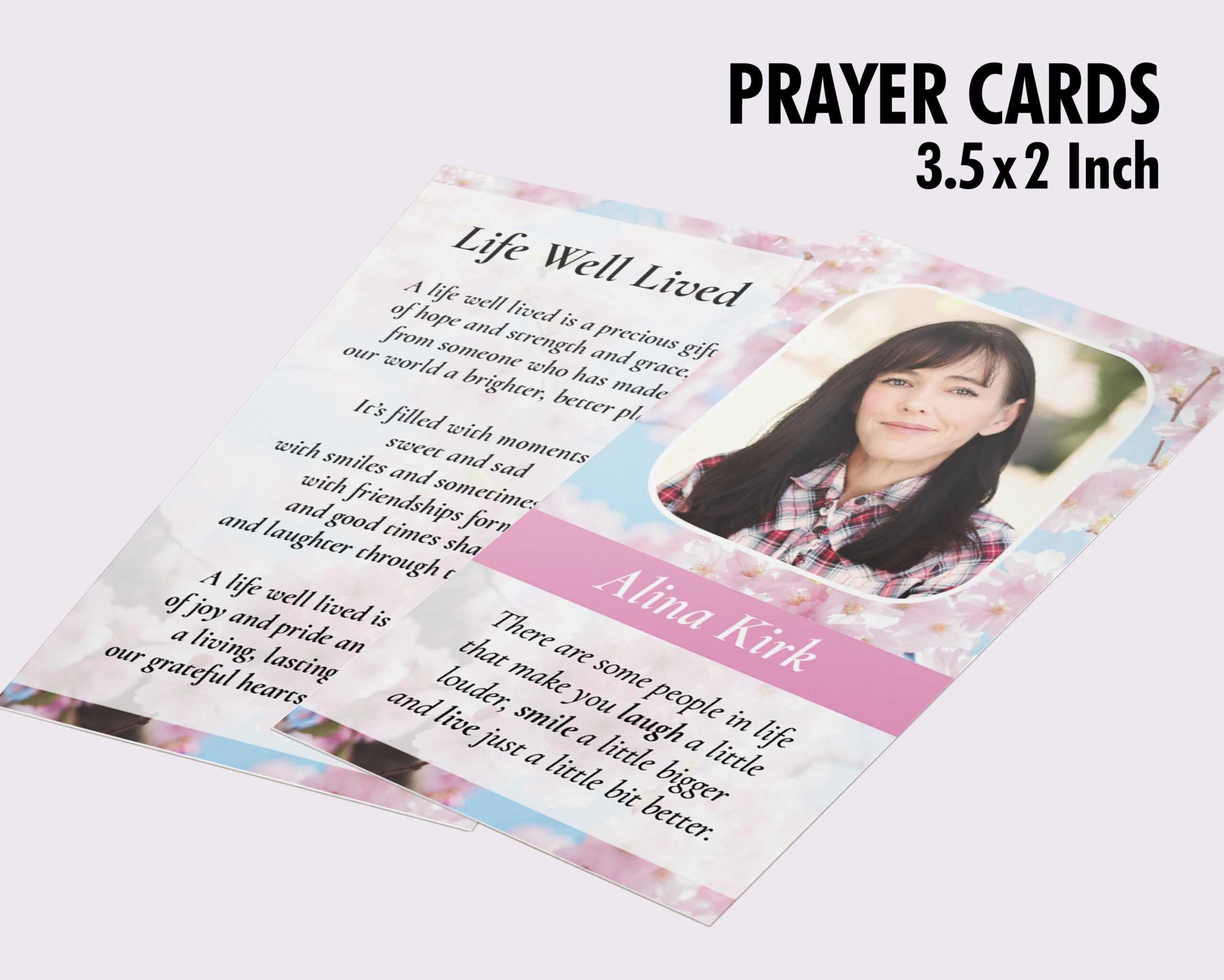 Printable Funeral Prayer Card, Memorial Ideas, Funeral Ideas, Funeral  Printables, Editable Prayer Cards, Small Prayer Cards With Regard To Prayer Card Template For Word