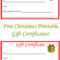 Printable Gift Voucher Template | Certificatetemplategift Inside Printable Gift Certificates Templates Free