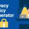 Privacy Policy Generator with Credit Card Privacy Policy Template