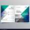 Professional Blue Bi Fold Brochure Template Design With Professional Brochure Design Templates