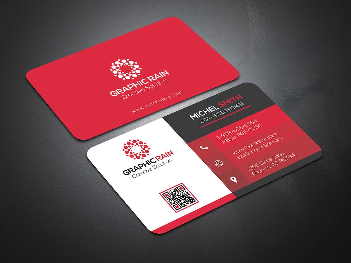 Psd Business Card Template On Behance Inside Psd Name Card Template