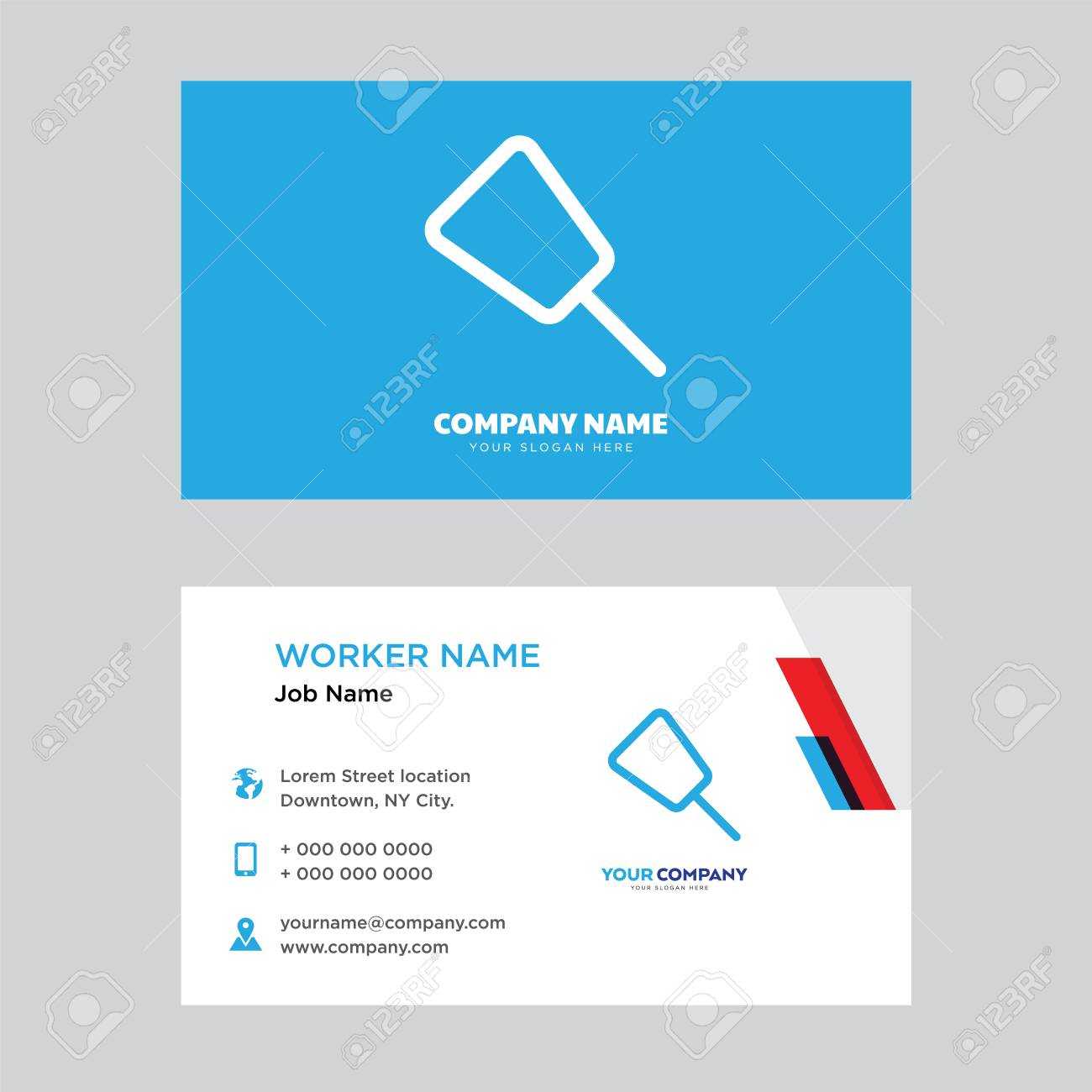 Push Pin Business Card Design Template, Visiting For Your Company,.. Inside Push Card Template