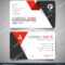Red Fold Modern Creative Business Card Stock Vector (Royalty For Fold Over Business Card Template
