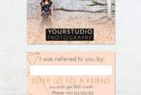 Referral Card Template | Pastel Greetings regarding Referral Card Template