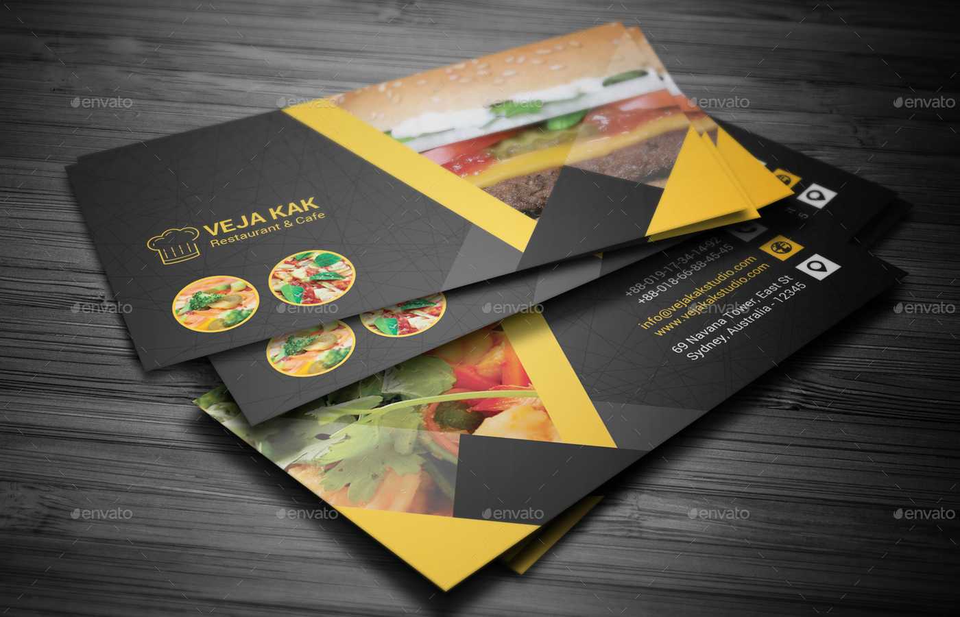 Restaurant Business Card With Regard To Restaurant Business Cards Templates Free