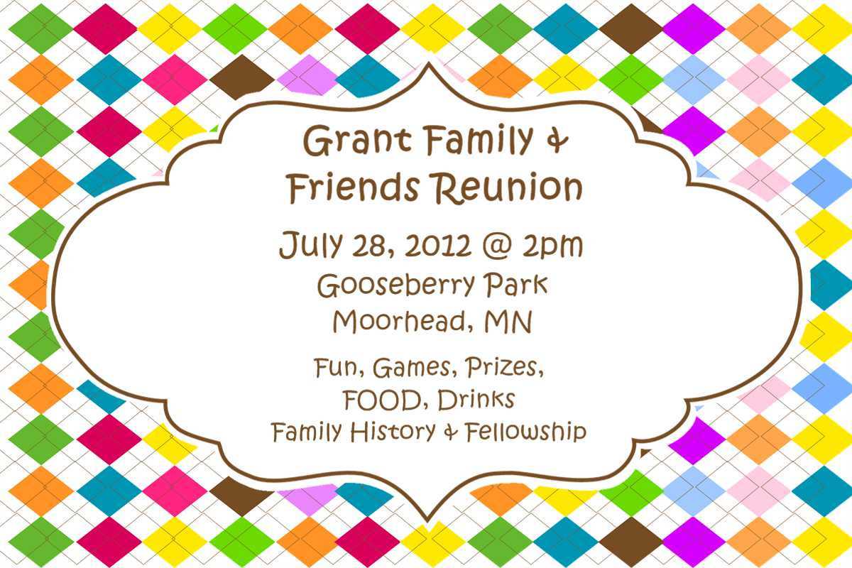 Reunion Invitation Templates Regarding Reunion Invitation Card Templates