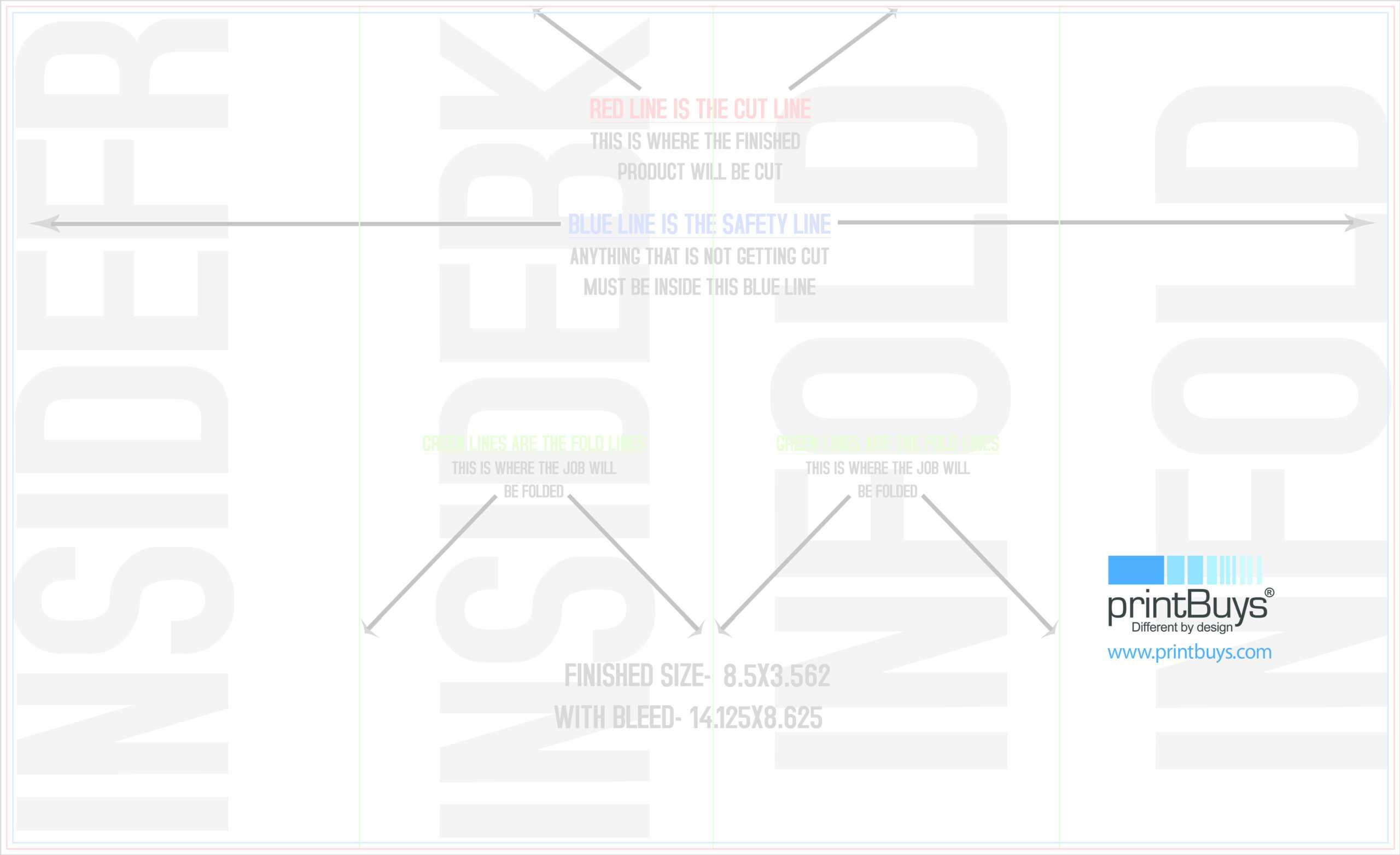 Roll Fold Brochure Template With Regard To 8.5 X11 Brochure Template