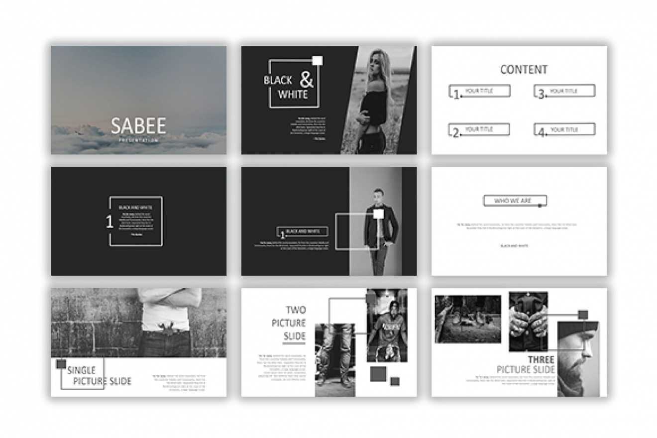 Sabee Powerpoint Template Free Download – Just Free Slides For Powerpoint Photo Album Template