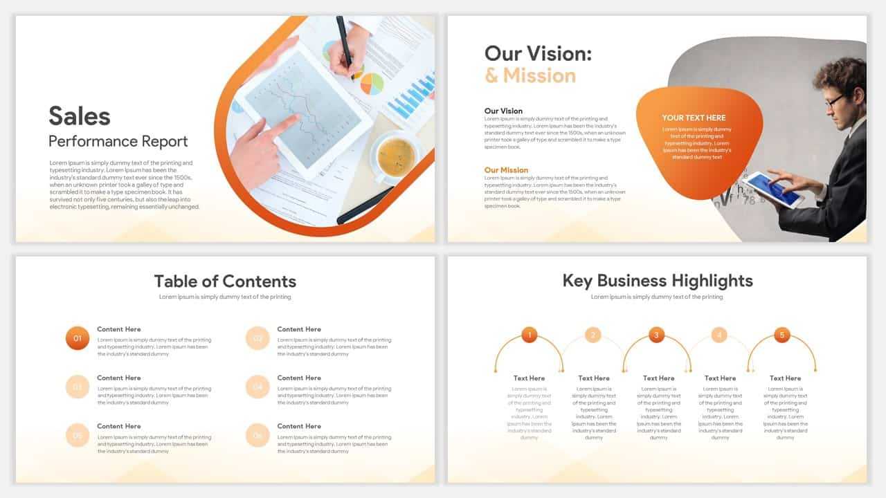 Sales Report Template For Powerpoint Presentations | Slidebazaar In Sales Report Template Powerpoint