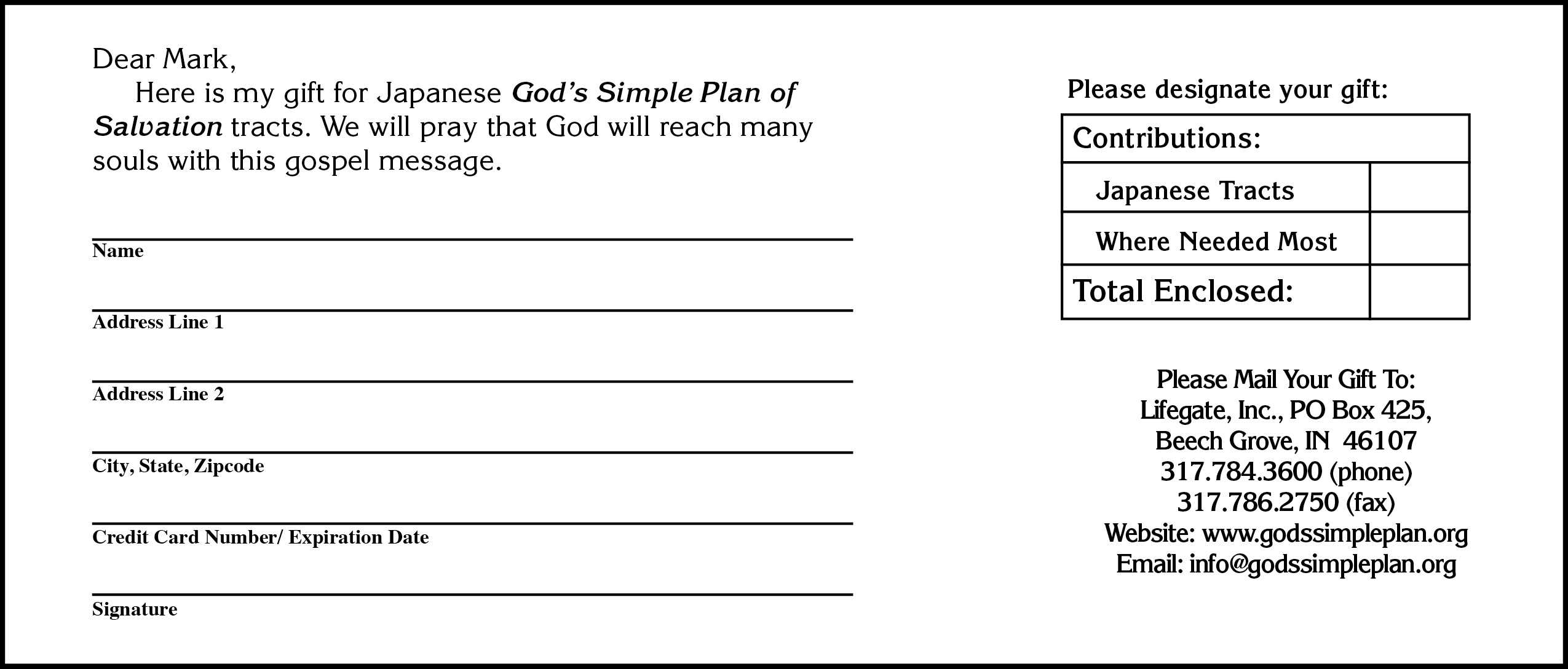 Sample Donation Card – Beyti.refinedtraveler.co Inside Church Pledge Card Template
