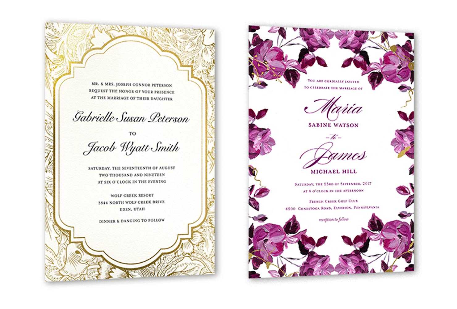 Sample Wedding Invitation Cards Templates – Template Collection Inside Sample Wedding Invitation Cards Templates