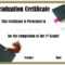 School Graduation Certificates | Customize Online With Or with 5Th Grade Graduation Certificate Template
