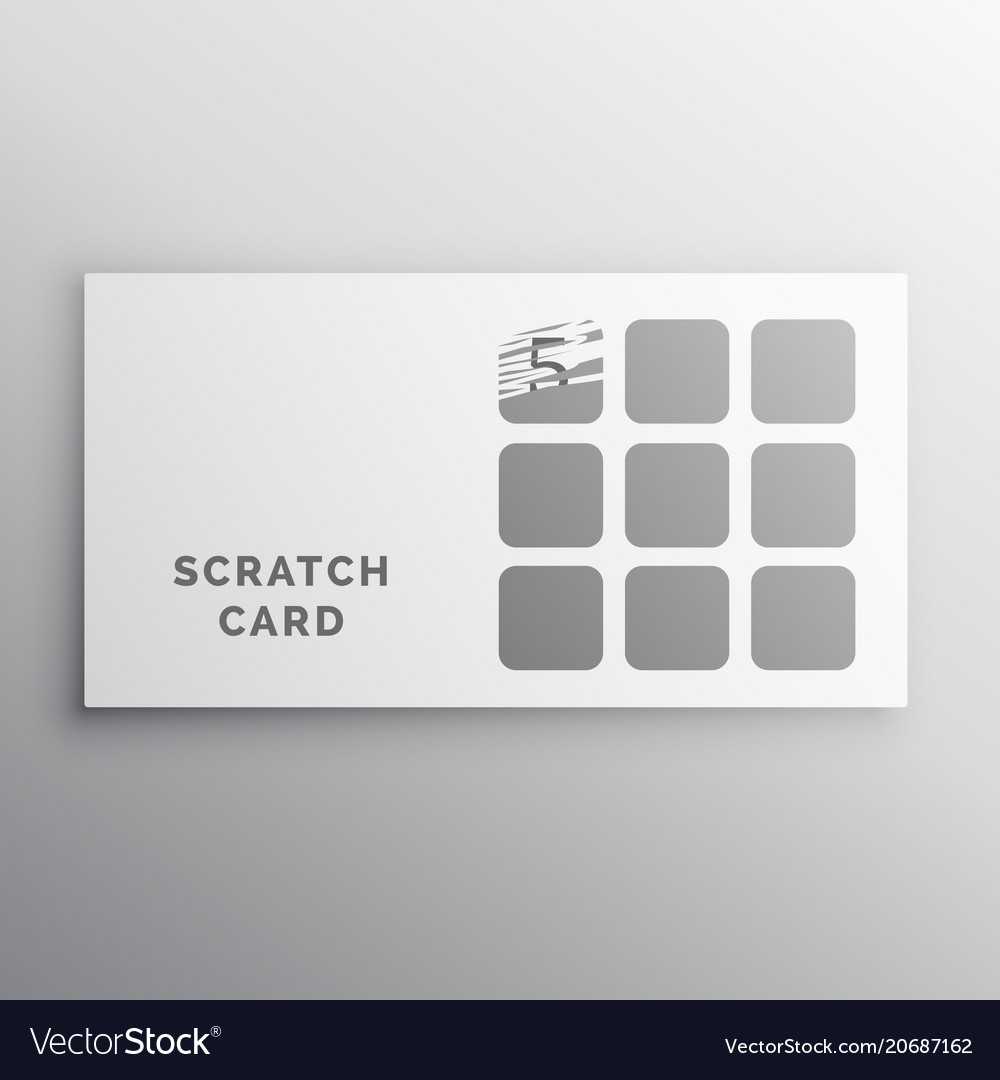 Scratch Card Mockup Template Within Scratch Off Card Templates