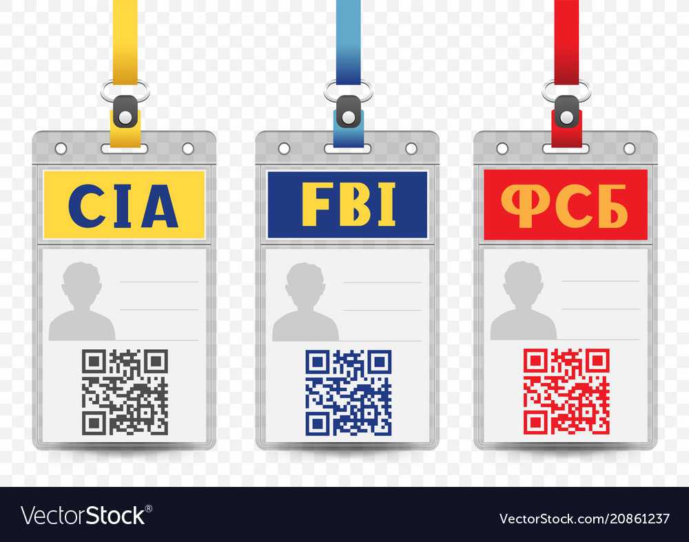 Security Service Badge Template Throughout Spy Id Card Template